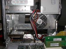 Internal fan in place and functional