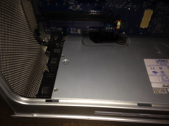 PSU cover removed